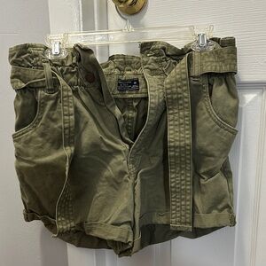 Abercrombie & Fitch Khaki Women's Cargo Shorts